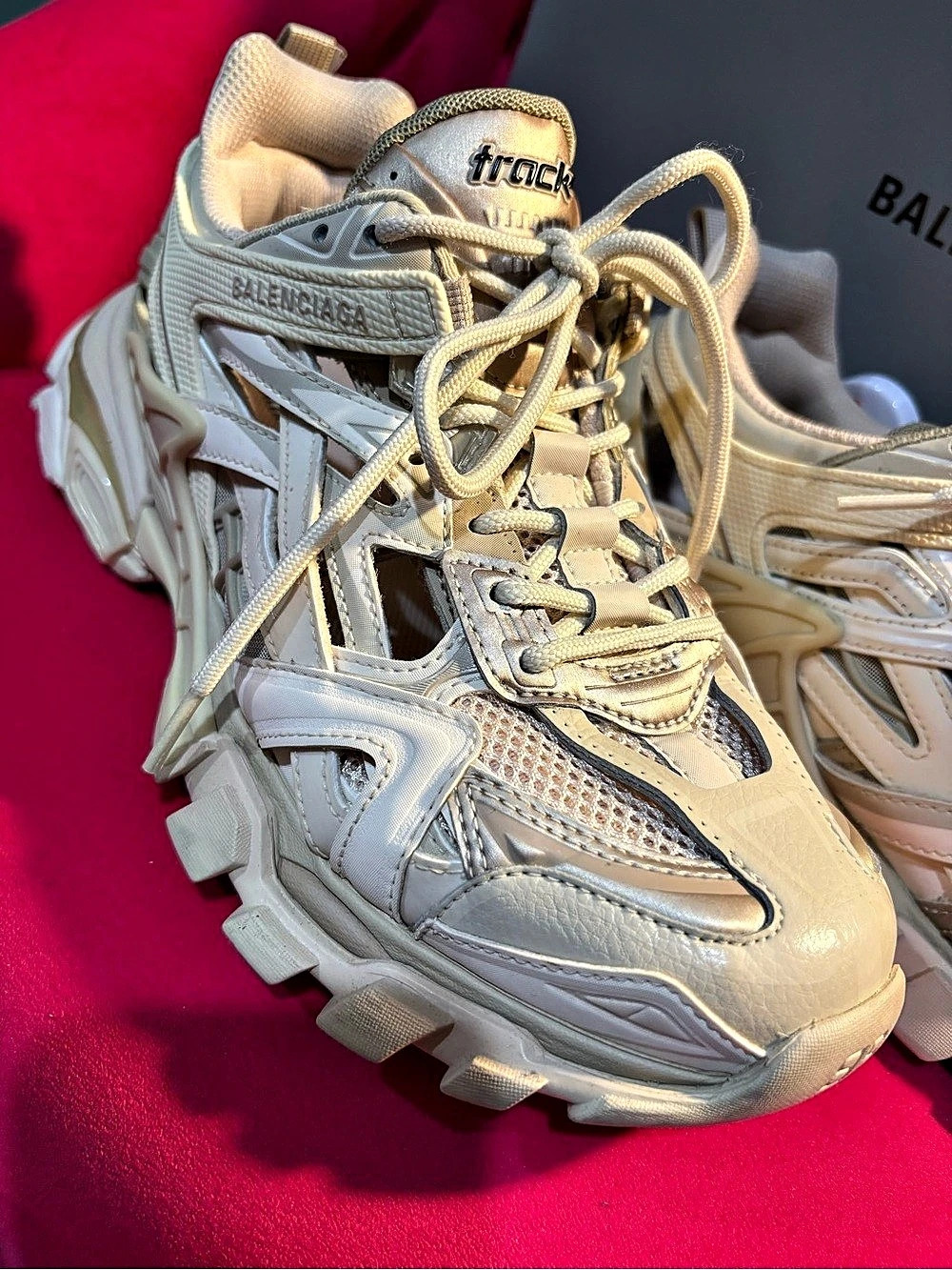 Balenciaga Track 2 Sneakers in Nude EU 38 - Picture 3 of 11